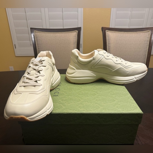 New Gucci Rhyton Logo Sneaker Shoes UK 13 / US 13.5 - Picture 8 of 16